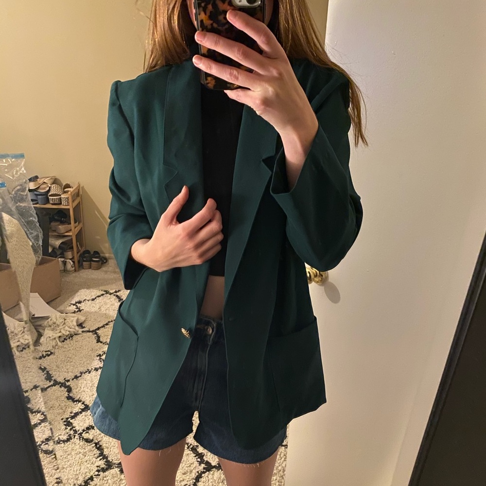 Green Unlined Blazer